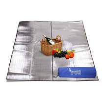 2 meters 3-4 people outdoor tent thickened aluminum film moisture proof mat Grass mat picnic mat Field camping tent sleeping mat