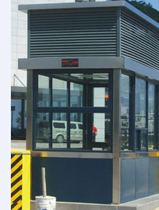 Stainless Steel Sentry Booth Tollbooth Security Door Guard Doorman Pavilion and Art Kong Pavilion manufacturer direct sales