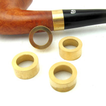 Banksian cigarette holder copper piece face width 7MM outer diameter 16MM cigarette holder DIY accessories stone Nangwood cigarette holder protect metal cover