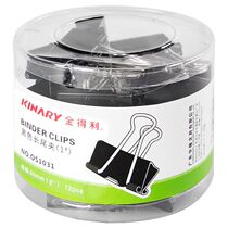 KINARY long tail clip dovetail clip metal bill clip multi-purpose student test paper black