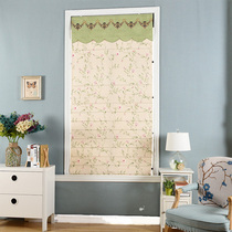 chun zhi nan Roman shade shutter curtain shading living room bedroom study lifting partition doors and windows flower story