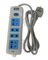 Xinying one drag four patch board 1 8 M 4 plug-in row switch with light socket towing board XY-094