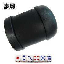 Bar sieve Nightclub throw cup Plastic dice cup Screen cup color cup straight tube set Roll dice to send 6 colors