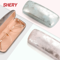 SHERY glasses case female Korean small fresh cute simple sunglasses sunglasses case creative myopia eye box