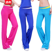 Haozhou Four Seasons Fitness Yoga Womens Slim Micro La Sports High Bomb Sweat Absorb Aerobics Clothing Pants 5208