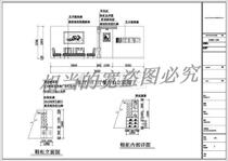 cad drawings for decoration of residential buildings with three rooms and two halls in a certain place