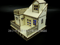 With light wood house accompanied by burial goods for burial with white matter funeral with mausoleum cemetery for the Qingming eleven Festival