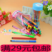Hobbies 1991 portable cartridge watercolor pen color painting brush 36 color 24 color 18 color 12 color six childrens gift