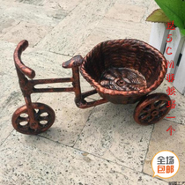 Metal antique Southern cast iron pendant ornaments Doorbell rattles Wind bell decorations Wrought iron tricycle