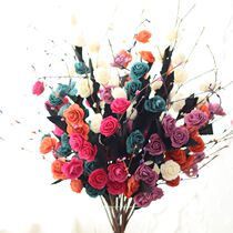 (Mountain tree) French rose handmade flower artificial flower decoration flower retro floral simulation flower arrangement PE