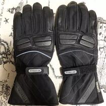 Hyde held German leather motorcycle riding gloves a star Dennis BMW komine triumph taichi