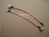 SMA male straight head N male straight head RG142 silver plated cable 0 5 m extension cord SFF50-3-2