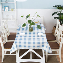 Plaid series table cloth picnic bunning-room table cloth small frescoed tea table cloth chair cushion chair cover set