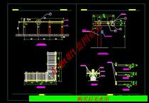 A combined flower frame construction cad drawing CADcad drawing in a comprehensive park in a certain area