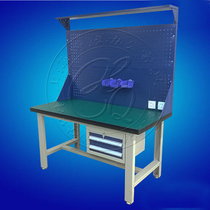  Two-drawer wall cabinet double hanging board with lamp holder anti-static workbench operating table fitter table assembly line workbench