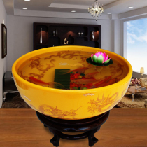 Jingdezhen ceramic goldfish tank Hand-painted turtle tank Home decoration ornaments Aquarium Buy one get four free