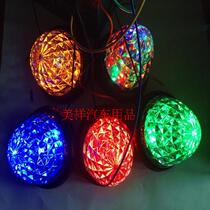 12V 24V nest head side light Truck trailer LED crystal colorful flash light Car light