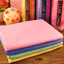 Pet Towel Imitation Deer Leather Water Suction Towels Bath Towel Deer Leather Towel With Bucket Bath Pet Supplies