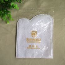 Hotel hotel room supplies silk cotton finger shoe polish cloth can be customized hotel logo factory direct sales