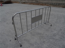 Customized 304 with plate stainless steel iron horse guardrail municipal road traffic construction mobile fence fence rental