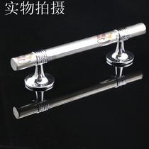 Stainless steel hole distance adjustable handle Door adjustable handle Iron door Single-sided handle Fire door open handle