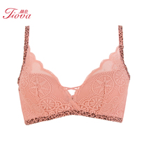 Womens underwear counter BAO WEN lace mid-thick cup adjustable gathering bra special offer BS0442