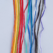 Handmade DIY Eva Cloister Rope Laces Laces Slim 16 Colored Fine Cotton Polyester Cotton Thread Flat Webbing 2mm 3mm