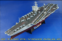 Special FOV 1: 700 US Navy CVN-65 Enterprise Nuclear-powered Aircraft Carrier alloy finished product