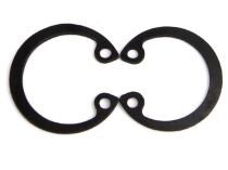 GB893 hole with blocking ring inner card snap spring hole with snap spring card ring C type snap spring elastic blocking ring phi 8-Phi 2 0 0