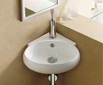 Nasrding bathroom ceramic triangular basin small hanging basin hanging wall-style washbasin washbasin washbasin for small users