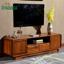 Pure Solid Wood Uginwood TV Cabinet Audiovisual Cabinet 1 6 m Nordic Modern Chinese Minimalist Living-room Bedroom Furniture
