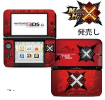 3DSLL3DSXL pain machine film sticker Monster Hunter Red X limited edition MH color sticker anime pain sticker color film