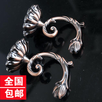 New luxury European bouquet alloy curtain adhesive hook wall hook wall hook tie ball hook hook hook hook hook
