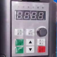Inverter motor speed control operation panel keyboard Hz FWD REV forward rotation control monitoring stop 3