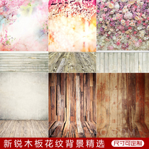 New Wood Wood Wood Board Dream Flowers Retro Children Photography Background Cloth photo Digital Write True Background Paper