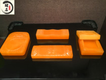 Natural Indonesia Gold Jelly Stone < Wen House Four Treasures > Golden Water Freeze Golden Fields Yellow Shoushan Stone Sculptures High Gear Gift Customizable