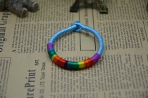 Exquisite pure hand-woven Ethnic Wax line Tai Chi bracelet retro Chinese bracelet bracelet