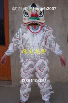 Dragon and Lion Factory specializes in the production of dragon dances lion dances Social fire props: Buddhas white lion head single Southern Lion