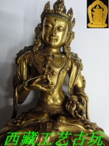 Tibetan fine artGreen Mother Buddha statue