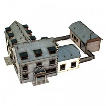 Little Wheat Record Wooden Scene 15mm 1:100 fow ps World War I Corner Hotel Set