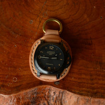 Leather Workshop Original Pure Handmade Tannic Leather Cow Leather Watch Change of Waimeter Toppure Copper D Ring customizable