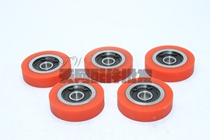 Edge banding machine tracking wheel 40*8 * 10PU wheel profiling wheel head rubber wheel edge banding machine head wheel woodworking accessories