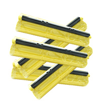 (5 pieces) 27cm roller mop head sponge mop special suction mop head large mouth universal replacement head