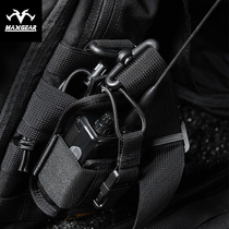 Magaixian radio walkie-talkie cover Outdoor Jun Fan multi-function hand bag tactical backpack accessories