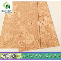 Portuguese original Imported Cork Wall Panels TV Background Wall Soundproofing Silenced decorated boards Remain water color