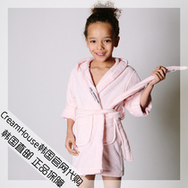 (CreamHouse) Korean CoolEnoughStudio boys and girls sleeping bathrobe