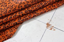 Head-layer cow leather handmade DIY leather material leather genuine leather orange color BAO WEN horse hair thick 0 9