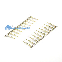 2510 computer fan mother shell with terminal male contact pin connector inserted spring tinted contact pin (fit mother shell)