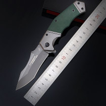 STR outdoor knives High hardness folding knives Folding knives Outdoor mountaineering self-defense survival sharp knife saber