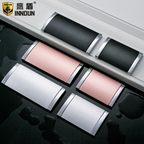 Eagle shield Modern simple plain drawer door dark handle European invisible door handle Surface-mounted cabinet wardrobe dark buckle